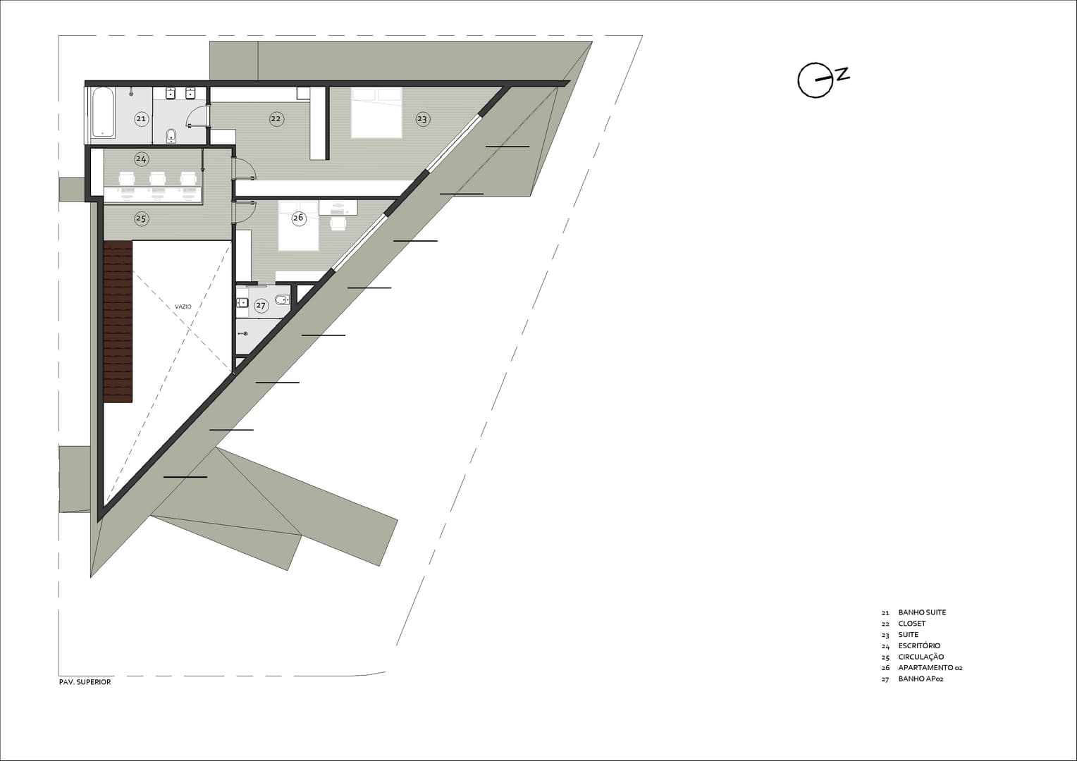 Casa CaCle – planta baixa arquitetônica do projeto residencial